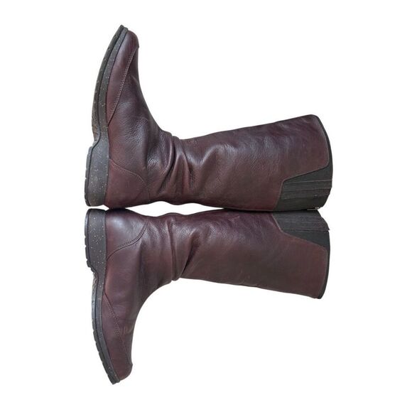 Teva Afton Knee Tall Leather Boots Cherry size 7.5 - Picture 10 of 10